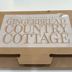 NIB Vintage 1995 Lonaberger Christmas Cottage with Booklet